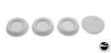 Leg Leveler Cups - Polyurethane 4pc Set - WHITE