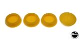 Leg Leveler Cups - Polyurethane 4pc Set - YELLOW