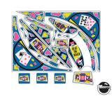 Classic Playfield Reproductions-BLACK JACK (Bally) Plastic set