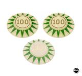 -LOST WORLD (Bally) Pop bumper cap set