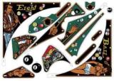 Playfield Plastics-EIGHT BALL (Bally 1977) Plastic Set