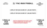 MR & MRS PAC MAN (Bally) Score Cards (7)