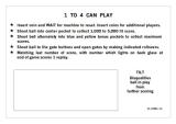 Score / Instruction Cards-BALI HI (Bally) Score Cards