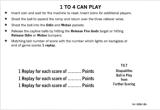 FIREBALL (Bally 1972) Score Cards (3)