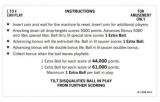 AIR ACES (Bally) Score Cards