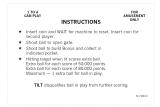 Score / Instruction Cards-VAMPIRE (Bally) Score cards