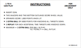 Score / Instruction Cards-FREEDOM EM (Bally) Score cards (14)