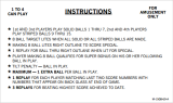 Score / Instruction Cards-EIGHT BALL (Bally 1977) Score Card Set