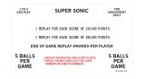 SUPERSONIC (Bally) Score Card Set (7)