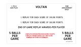 Score / Instruction Cards-VOLTAN (Bally) Score Cards (7)