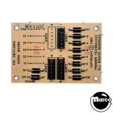 Boards - Switches & Sensor-Diode board A19 Gottlieb®