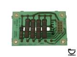 Resistor board Gottlieb®