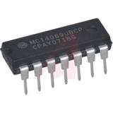 Integrated Circuits-IC - 14 pin DIP Hex Inverter