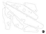 Playfield Plastics-ATTACK FROM MARS (Bally) Plastic shield 6 piece set