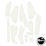 Playfield Plastics-FUNHOUSE (Williams) Plastic shield set