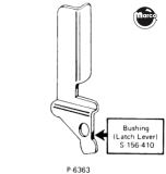 Lockbar receiver Bally lever