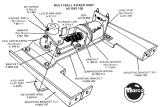 Kicker / Slingshot Parts-Multi-ball kicker kick arm flap Bally