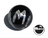 Steel Pinballs-Ball 1-1/16 inch black BAM! ball - each