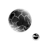 Back Alley Creations-Ball 1-1/16 inch black Crackling ball - each
