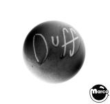 Back Alley Creations-Ball 1-1/16 inch black Duff ball - each