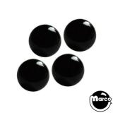 Steel Pinballs-Ball 1-1/16 inch Black Pearl - 4 pack
