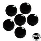Steel Pinballs-Ball 1-1/16 inch Black Pearl - 6 pack