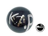 Steel Pinballs-Ball 1-1/16 inch black Kapow! ball - each