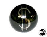 Steel Pinballs-Ball 1-1/16" Black Money ball - each