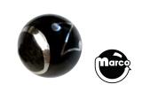 Steel Pinballs-Ball 1-1/16 inch black Oz ball - each