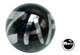 Steel Pinballs-Ball 1-1/16 inch black ZAP! ball - each