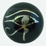 Steel Pinballs-Ball 1-1/16 inch black Eye of RA