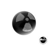 Back Alley Creations-Ball 1-1/16 inch Black Radiation ball - each