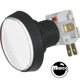 Pushbutton 1-1/2 inch round white illuminated.