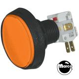 Cabinet Switches-Pushbutton 2 inch amber round