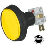 Cabinet Switches-Pushbutton 2 inch yellow round