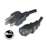 Cables / Ribbon Cables / Cords-AC Power Cord - 15 foot IEC plug