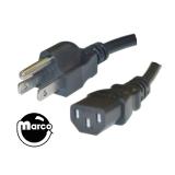 AC Power Cord - 15 foot IEC plug