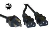 AC Power Cord - 6 foot IEC Y