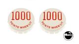 ABRA CA DABRA (Gottlieb) Pop bumper cap set (2)