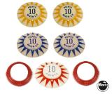 -ASTRONAUT (Chicago Coin) Pop bumper cap set (7)