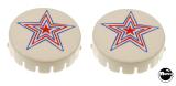 -BUCK ROGERS (Gottlieb) Pop bumper cap set (2)