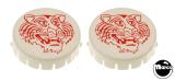 Pop Bumper Caps-CIRCUS (Gottlieb) Pop bumper cap set (2)