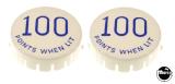 DIMENSION (Gottlieb) Pop bumper cap set (2)