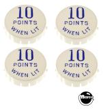 DOMINO (Gottlieb) Pop bumper cap set (4)