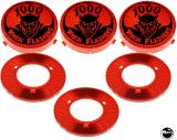 FIREBALL II (Bally) Pop bumper cap set