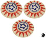 HARLEM GLOBETROTTERS (Bally) Pop bumper cap set