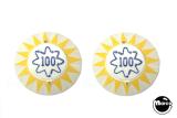 -JUBILEE (Williams) Pop bumper cap set (2)