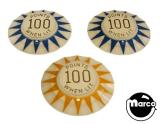MONTE CARLO (Bally 1973) Pop bumper cap set