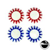 ROCKET III (Bally) Pop bumper cap set (4)