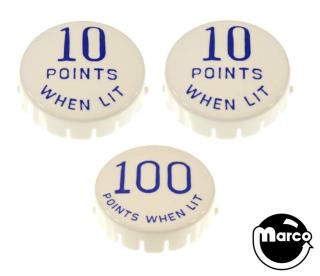 ROAD RACE (Gottlieb) Pop bumper cap set